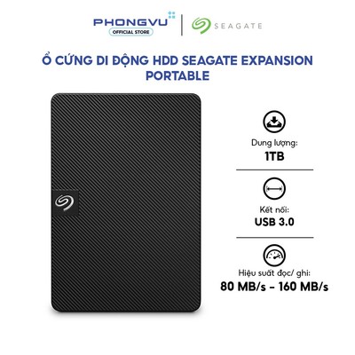Ổ Cứng Di Động HDD Seagate Expansion Portable 2.5" USB 3.0 - Bảo hành 36 tháng