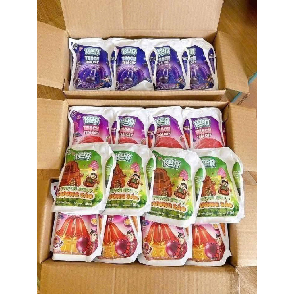 Kun- Thạch Trái Cây ( thùng 24*110ml)
