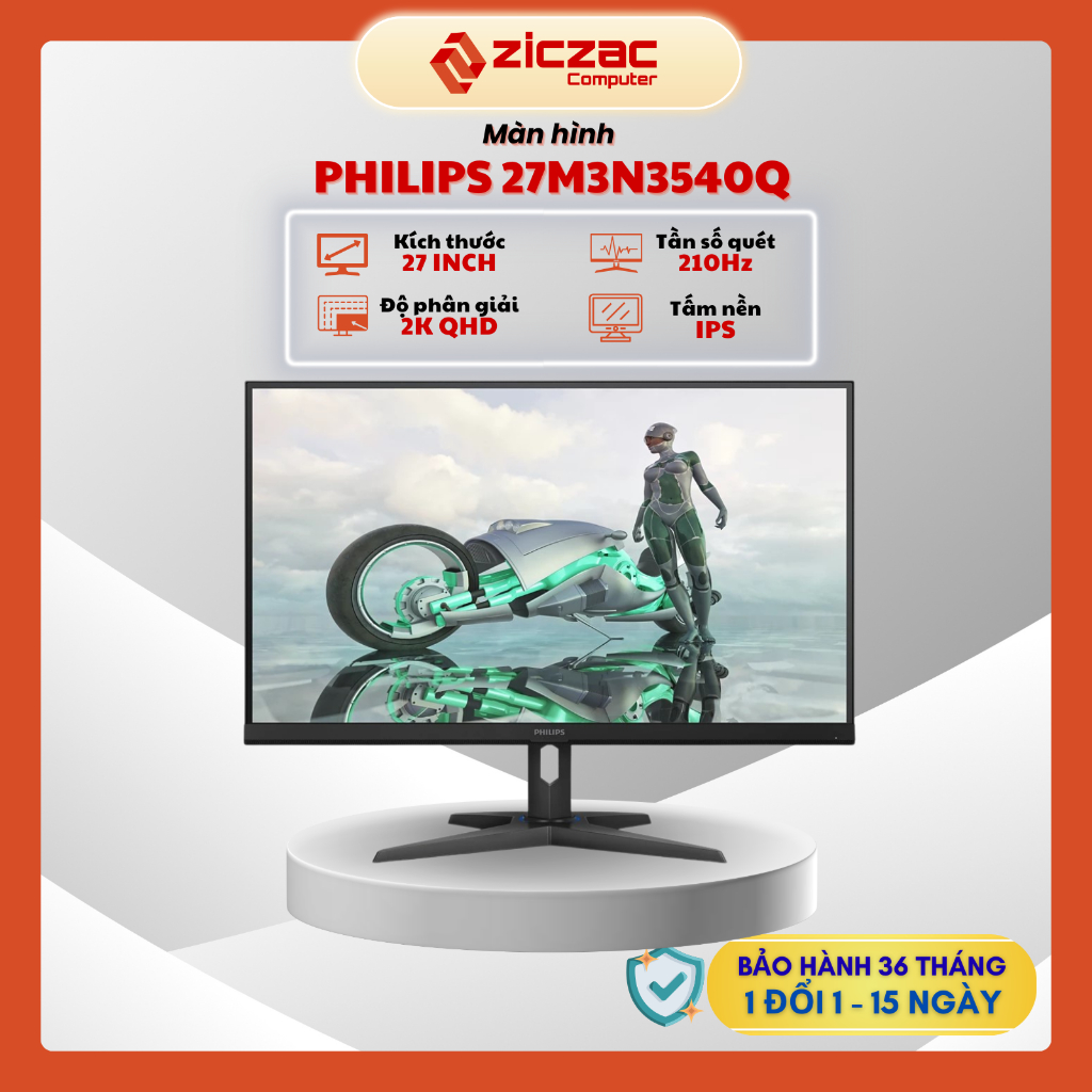 Màn hình 2K Philips Evnia 27M3N3540Q & 27M2N3500PF | 27 inch QHD Fast IPS 210Hz / 260Hz - Chính hãng