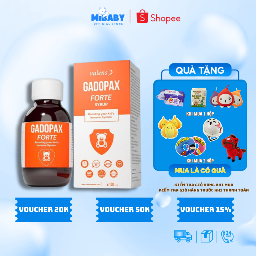 Gadopax Forte - Hỗ Trợ Tăng Đề Kháng Cho Bé 100ml