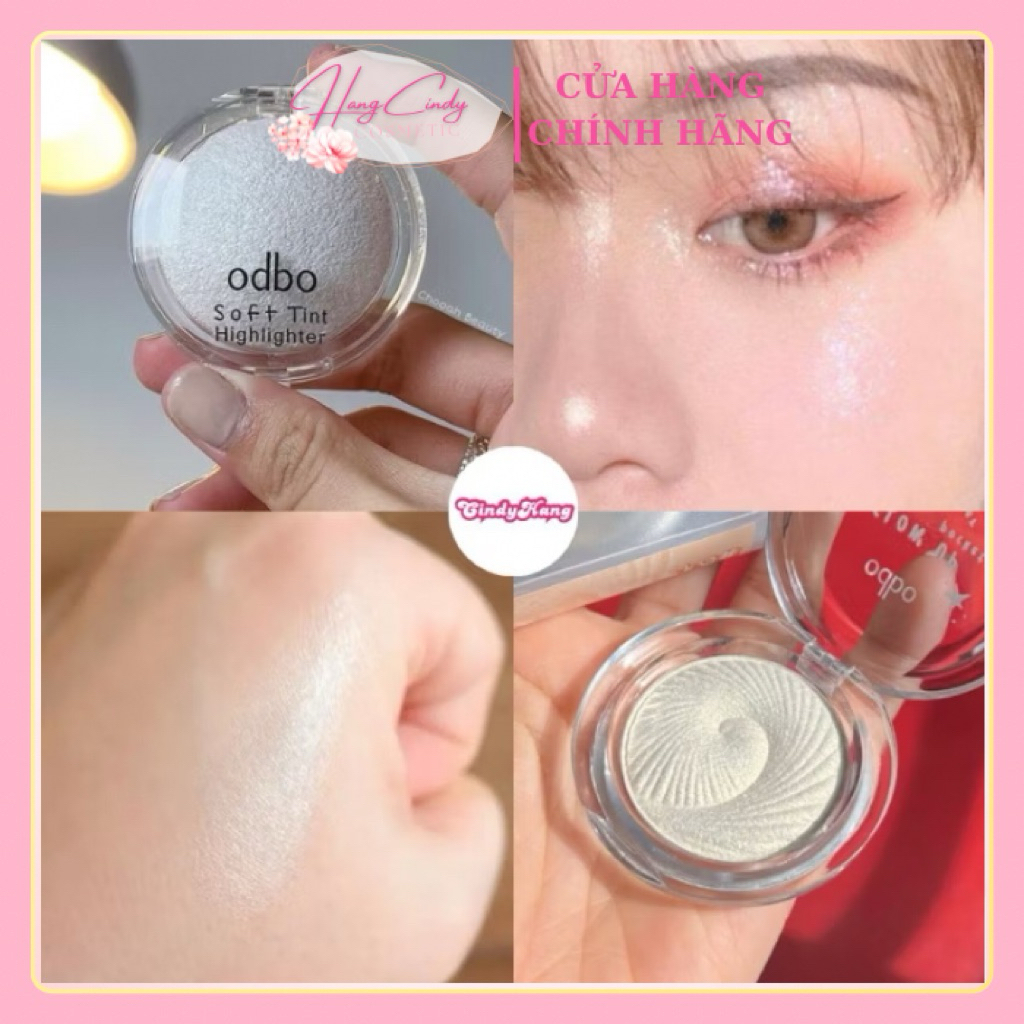 Phấn Bắt Sáng Highlight Odbo Mặt Trăng Nhũ sáng mịn ODBO Soft Tint Highlighter