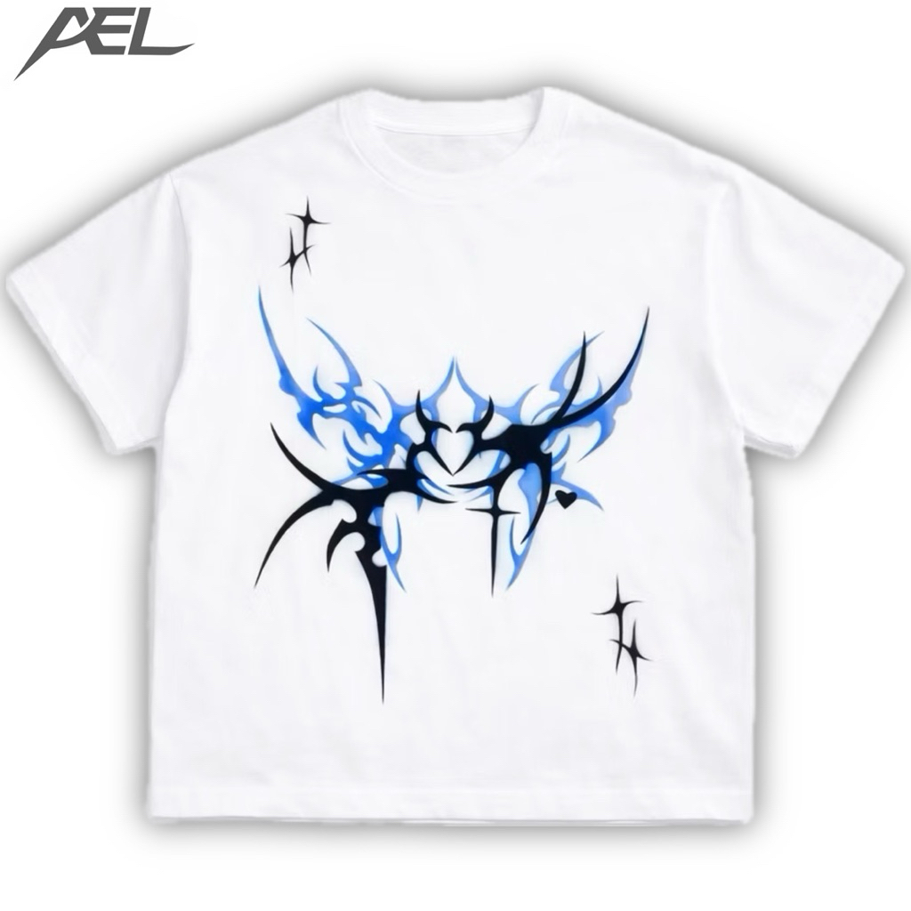 [AEL] Áo thun boxy BLUE FANTOM custom form rộng cotton 100% unisex