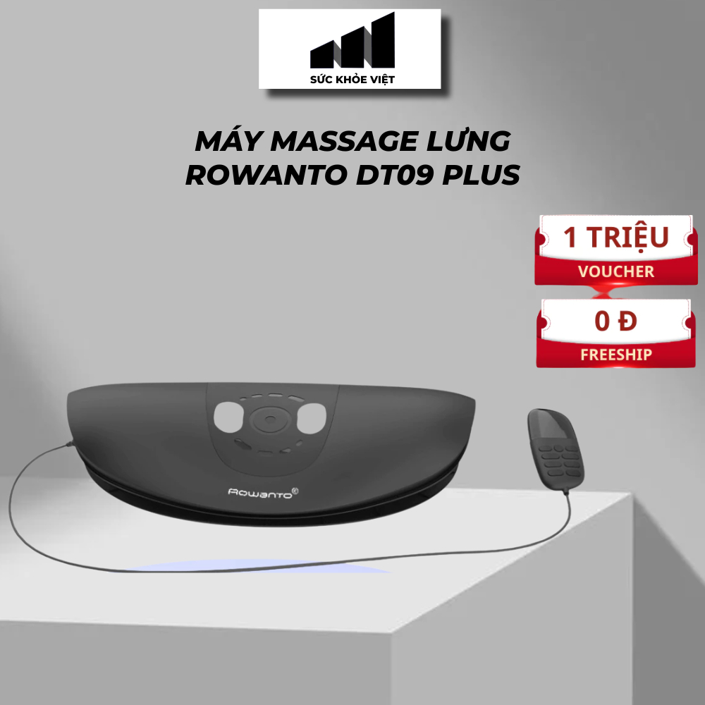 Máy Massage Điều Trị Cột Sống Rowanto Dt09 Plus, Hàng Chính Hãng