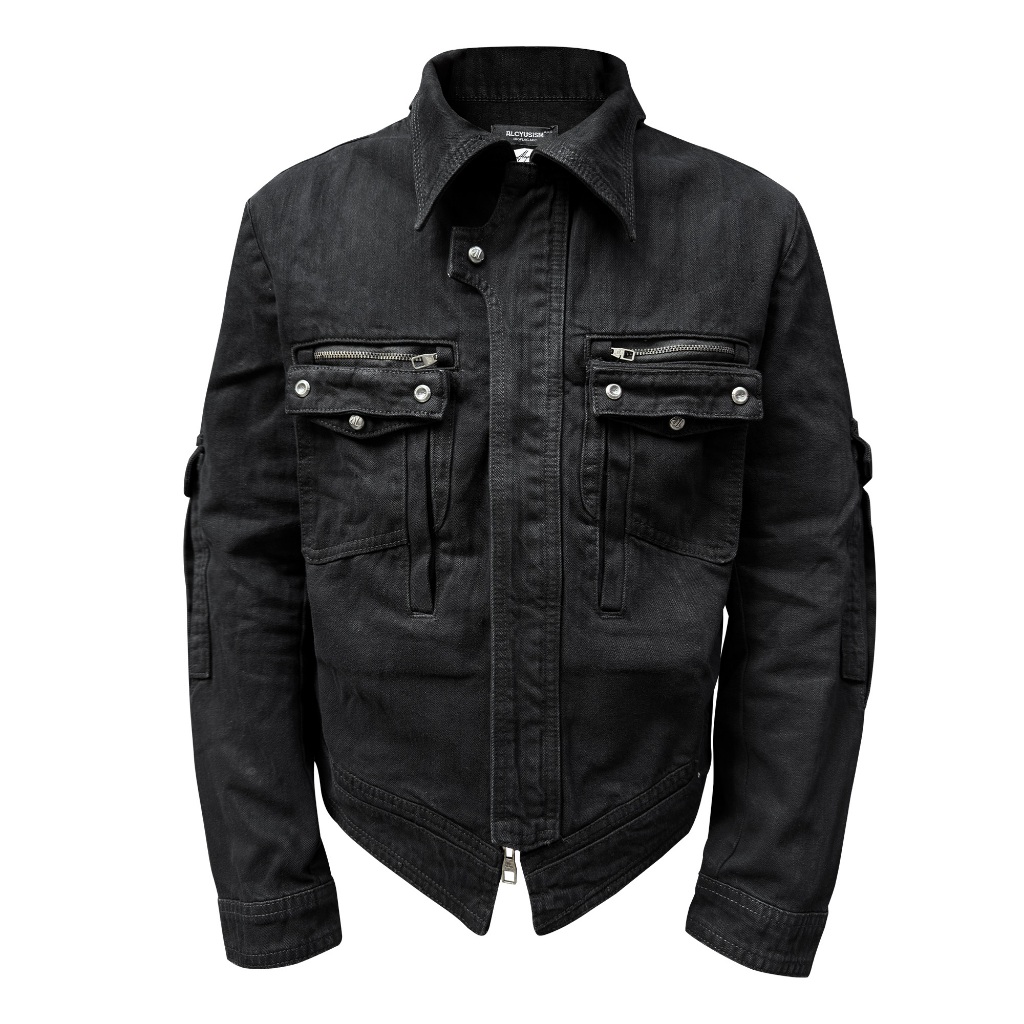 ALCYUS | ÁO KHOÁC DENIM FORM CROP J26-01