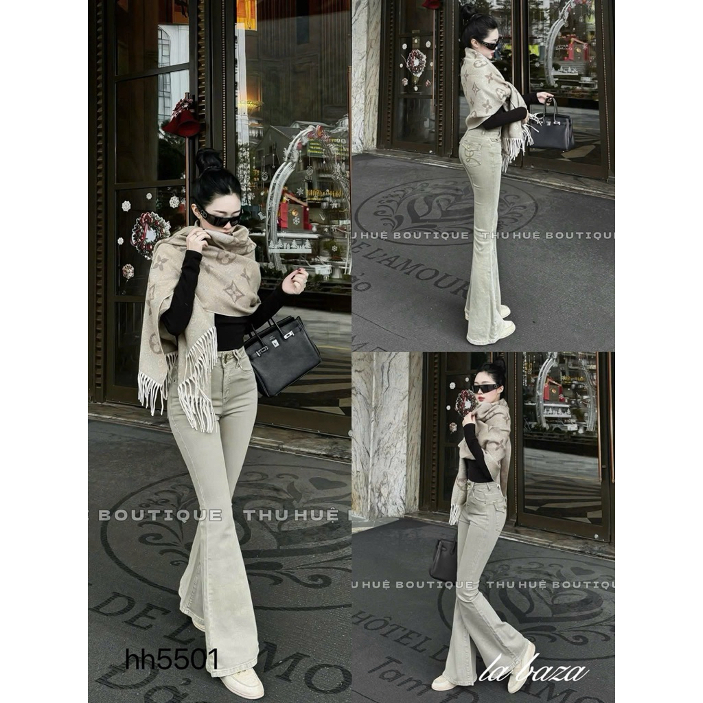 Quần Jean Loe Thêu Túi #hh5501
