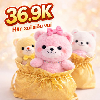 Túi Mù Gấu Bông Cute BlindBox Random 20-35cm– Mở Túi Nhận Gấu Bông Siêu Dễ Thương|Quà Tặng Sinh Nhật