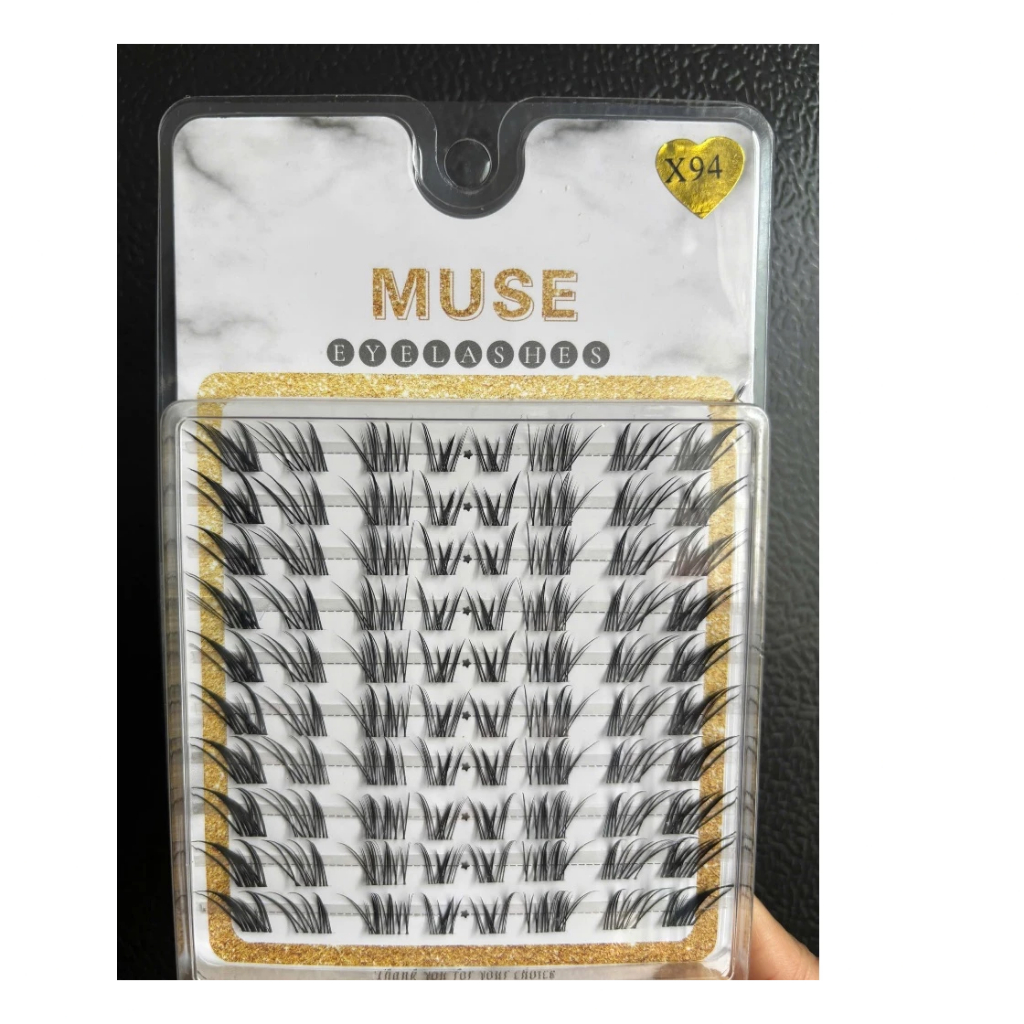Mi Muse MI CÁO - mi giả - mi Cáo Bay Tơi Nhẹ Sợi Mảnh Dài Đuôi Quyến Rũ Tự Nhiên Mi cong Lash shop