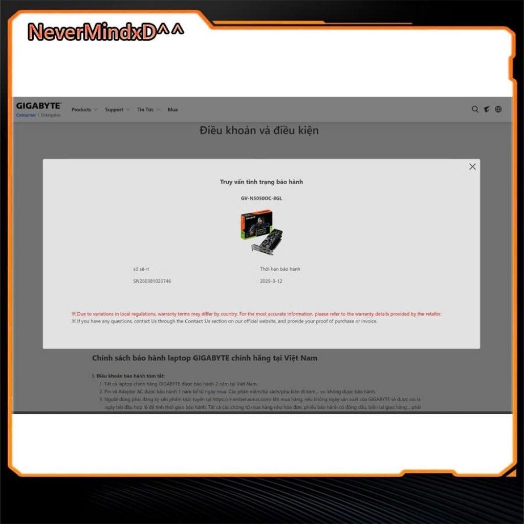 Card đồ hoạ Gigabyte RTX5050 Low Profile 8Gb | BigBuy360 - bigbuy360.vn