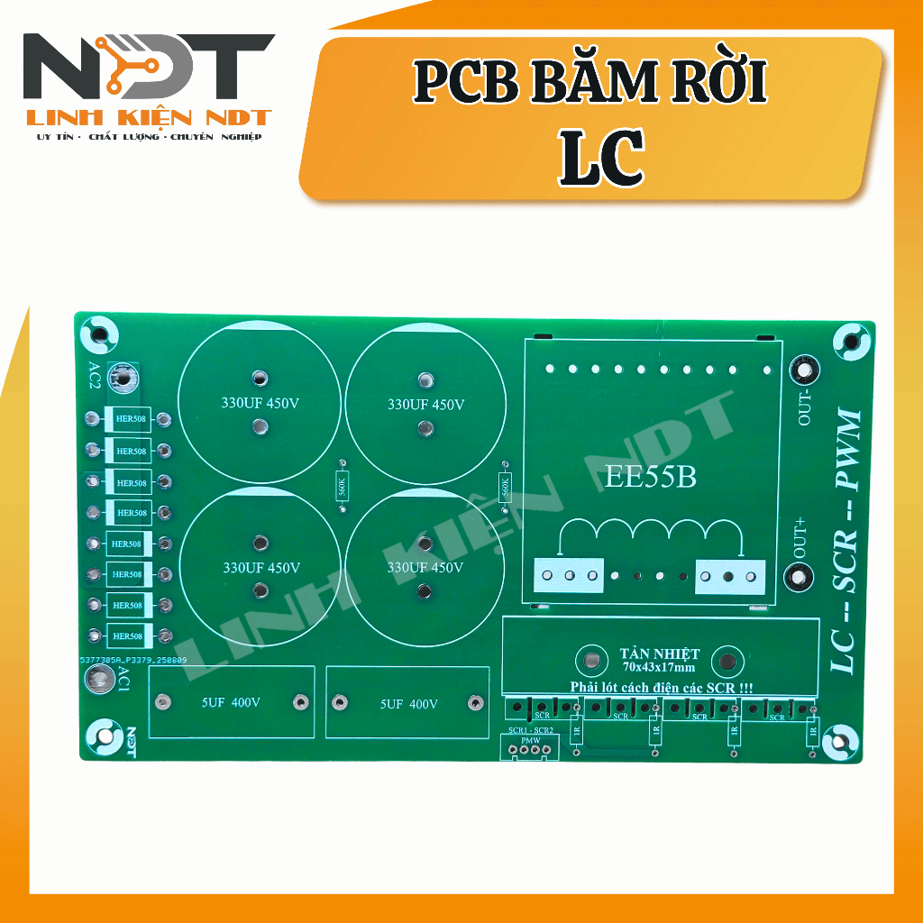 PCB BĂM RỜI LC - ĐIỆN TỬ NDT