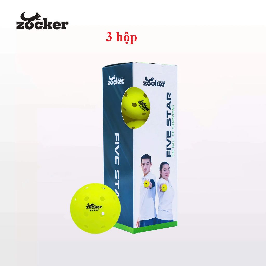 bóng thi đấu Pickleball Zocker Five Star Gen 2