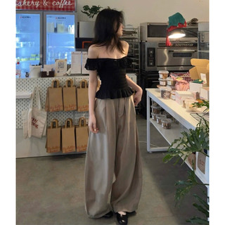 SET ÁO VÁY GẤM CHẠY VIỀN TIỂU THƯ + QUẦN SUÔNG
