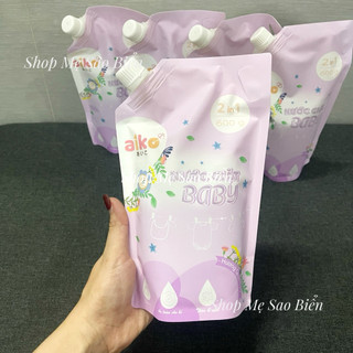 Combo 5 túi nước giặt Aiko Baby cho bé (600g/ túi)
