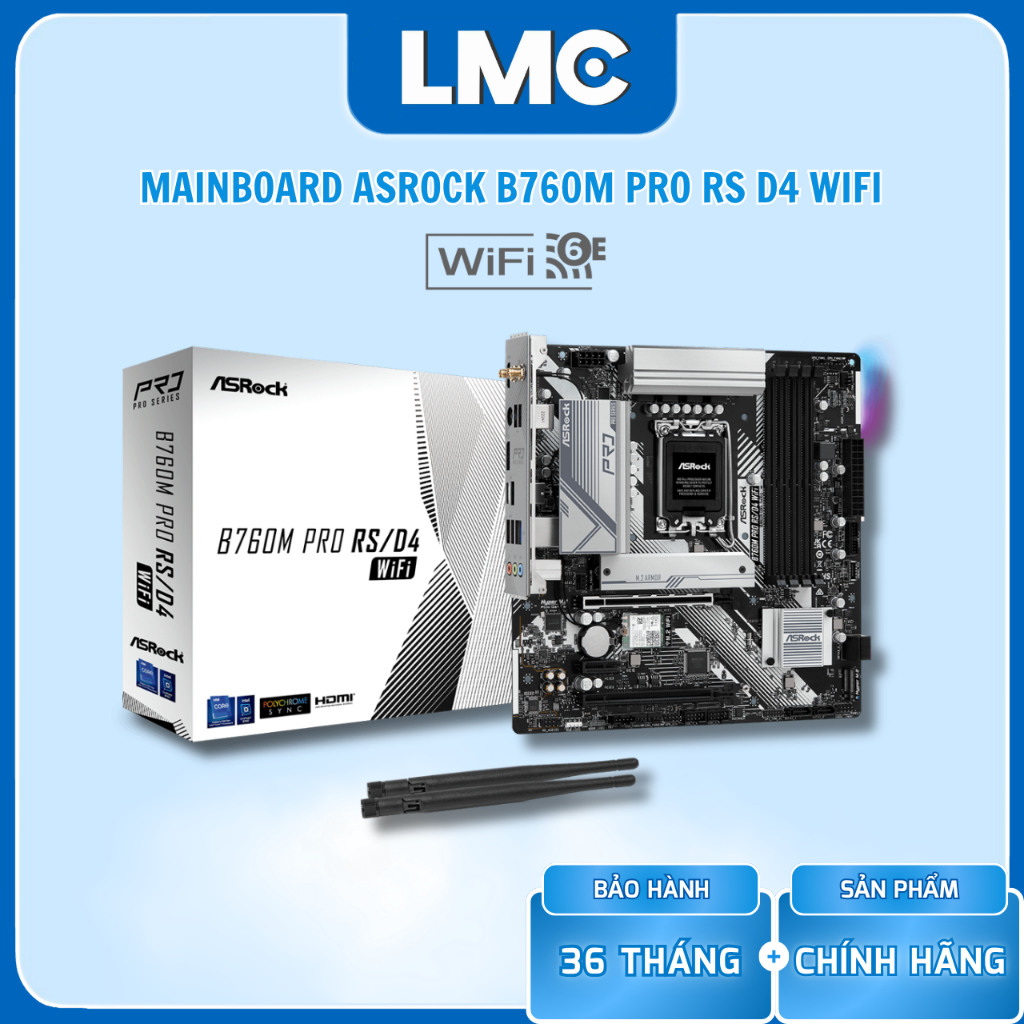 Mainboard ASRock B760M Pro RS D4 WIFI