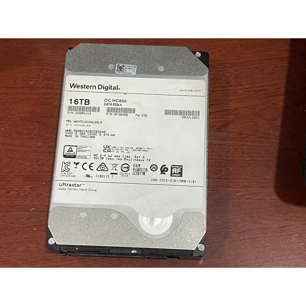 Ổ Cứng HDD WD Ultrastar 16TB