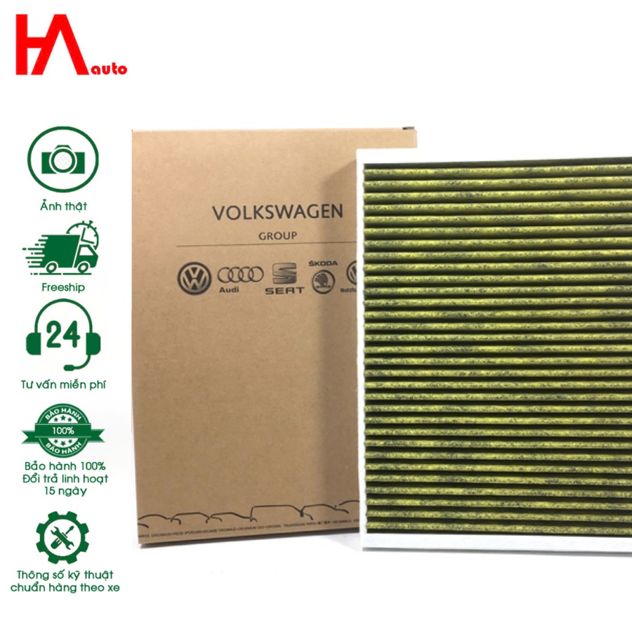 Lọc gió điều hòa Audi A4, A5, A6, A7, A8, Q5, Q7, Q7, RS, S5, S6, SQ5, SQ7, Porsche Cayenne. Mã L 4M