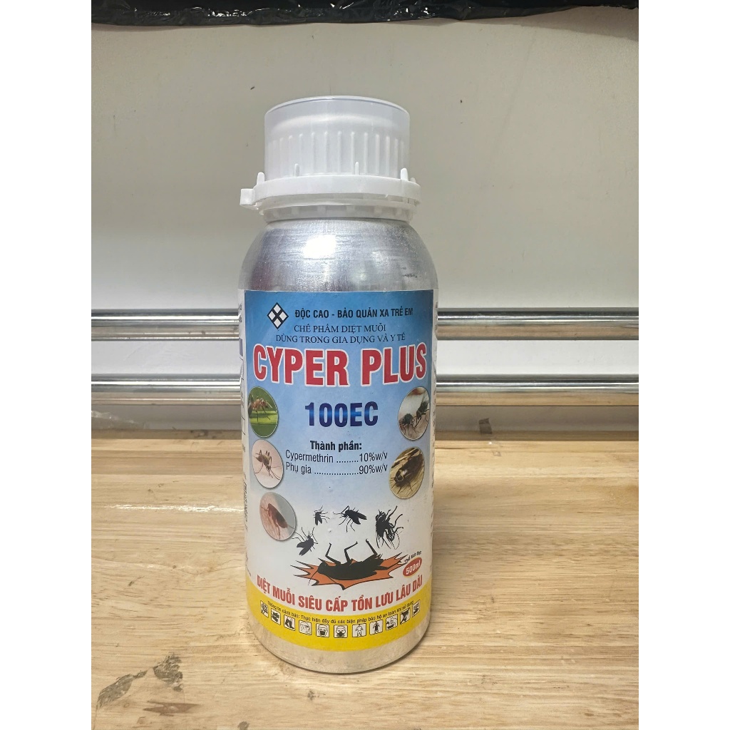 Chế phẩm m.uỗi Cyper Plus 100Ec chai nhôm