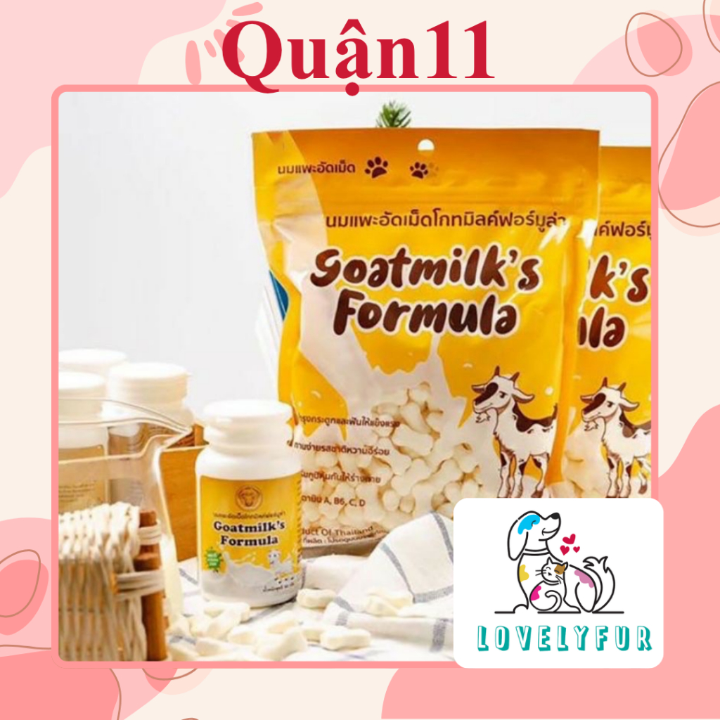 Viên Sữa Dê Goat Milk's Formula Cho Chó 500gr