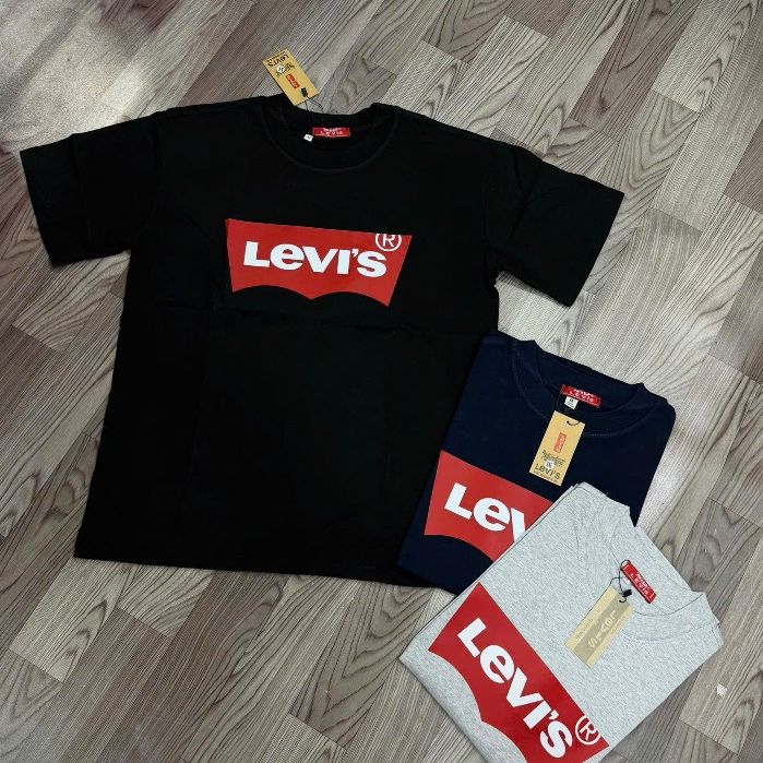 Áo Phông LEVIS Chất Liệu Cotton Cao Cấp - Áo Thun Hè Nam Nữ Cổ Tròn Form Rộng Siêu Đẹp