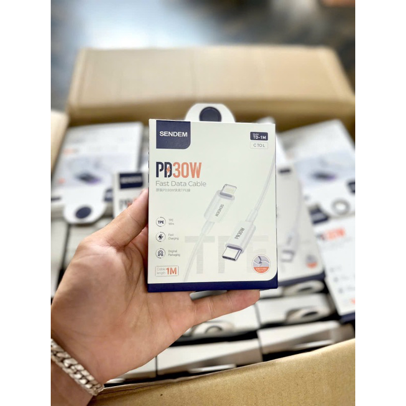 ✅️ Dây sạc Sendem TD - PD30W mẫu mới  👉Sạc siêu nhanh 30W