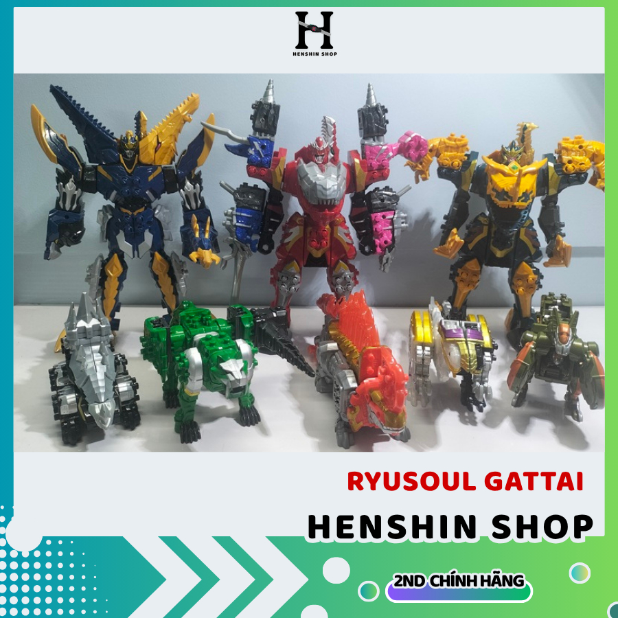 Đồ chơi Robo DX Ryusoul Gattai chiến đội Ryusoulger chính hãng BANDAI