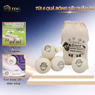 Bóng sấy quần áo TDGkhử tĩnh điện chống nhăn làm mềm sợi vải giúp quần áo khô nhanh tiết kiệm năng lượng HH151