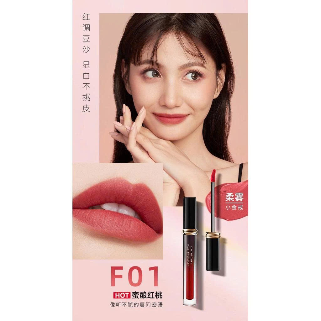 [CARSLAN💄] Son kem Carslan minisize 1g với kết cấu mịn lì, nhẹ môi, màu sắc tươi tắn