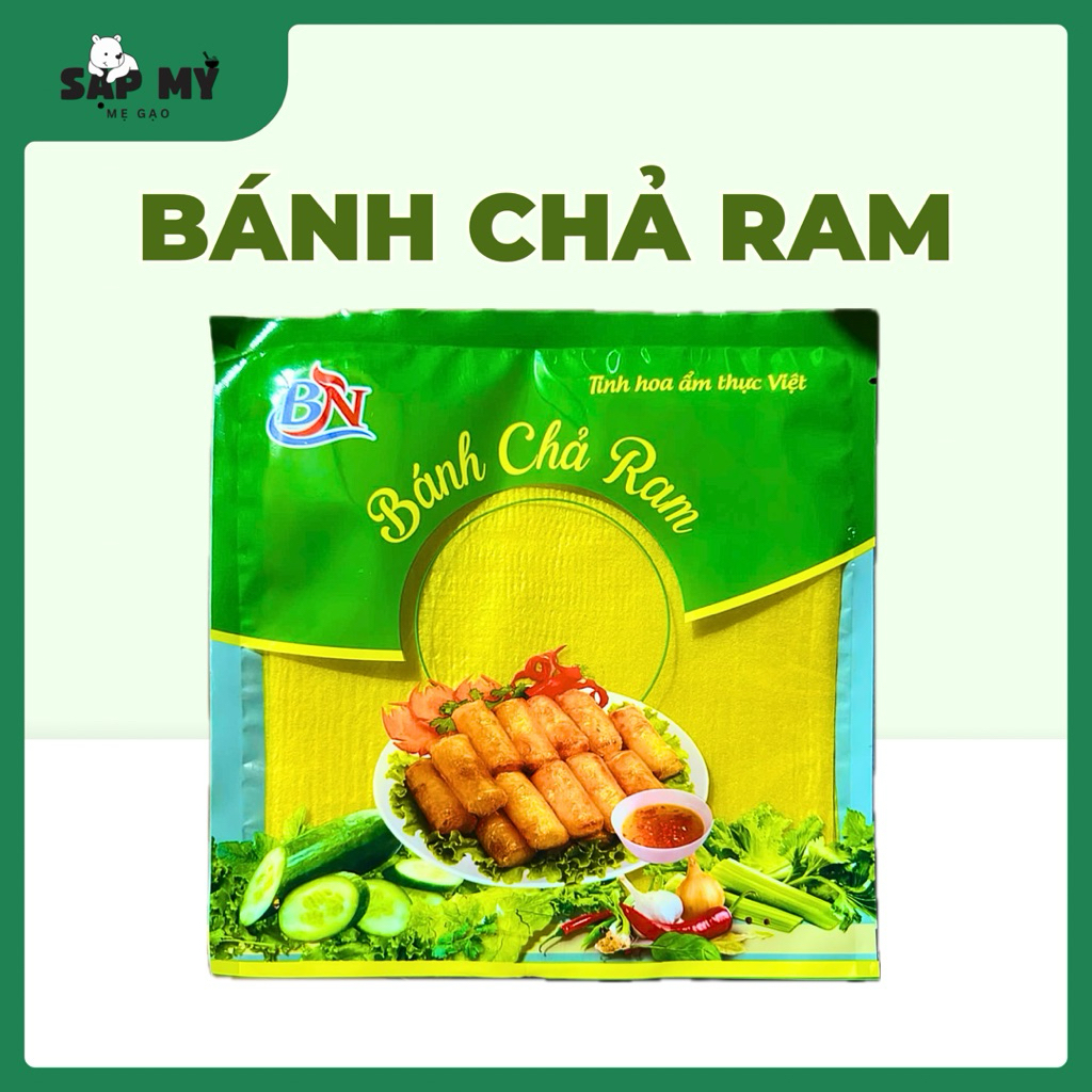 Bánh chả Ram vỏ ram cuốn nem giòn rụm