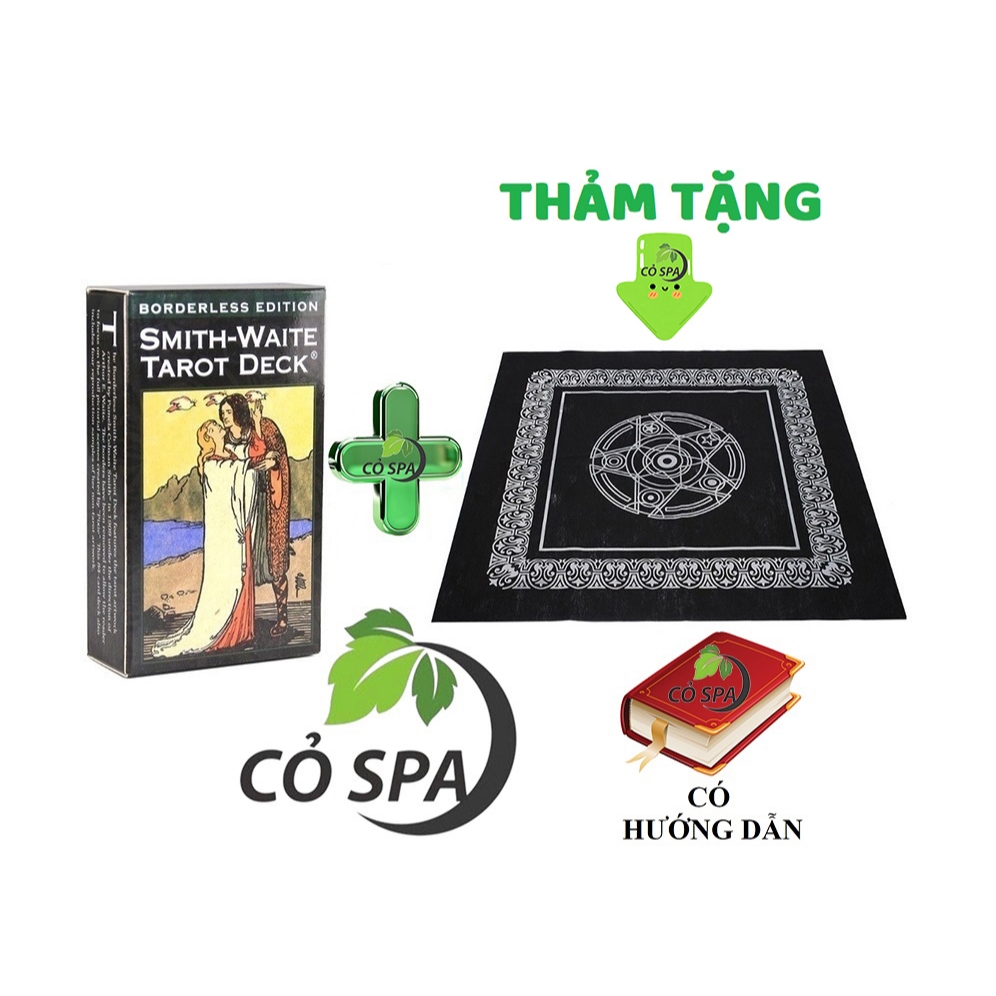 Bộ bài Tarot Smith Waite Borderless Edition Cao Cấp kèm thảm, Bộ bài Tarot cơ bản