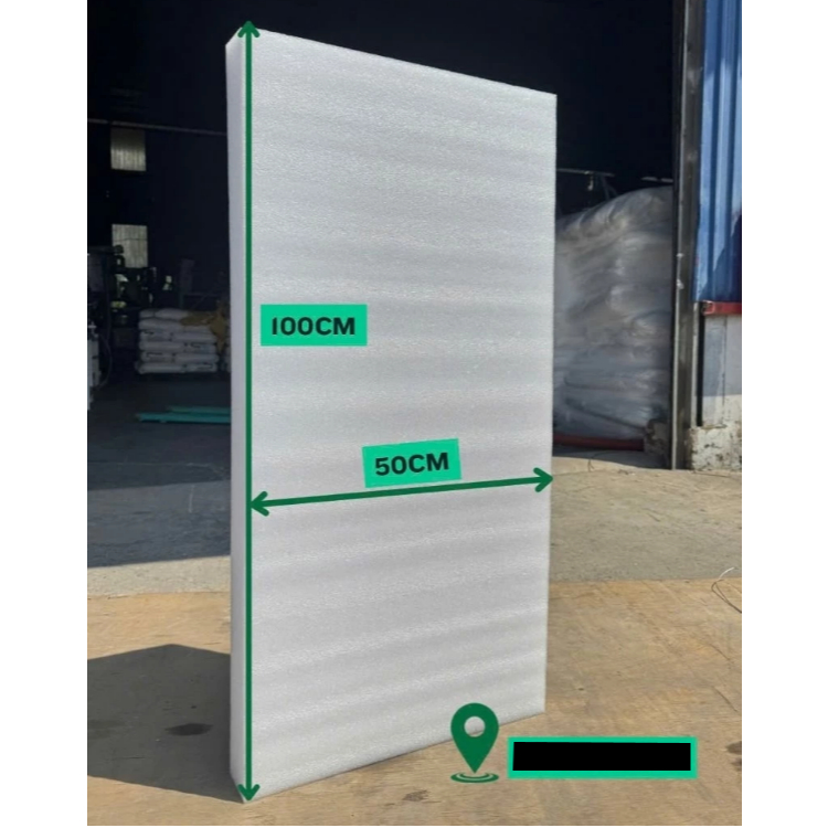 Tấm Xốp PE Foam Dày 5cm (Khổ 1m x 50cm)
