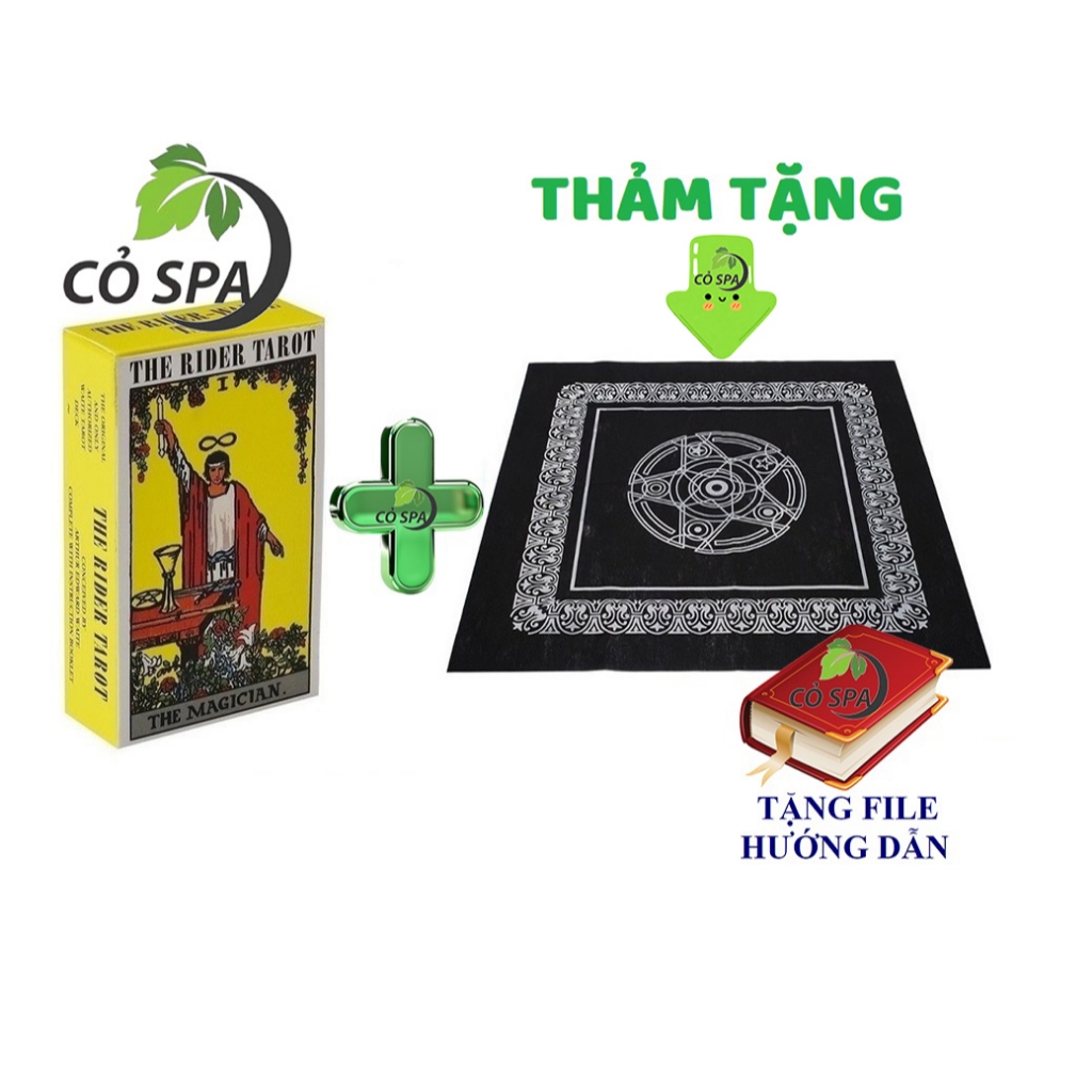 Bộ bài Tarot The Rider Tarot, Bộ bài Tarot cơ bản kèm thảm