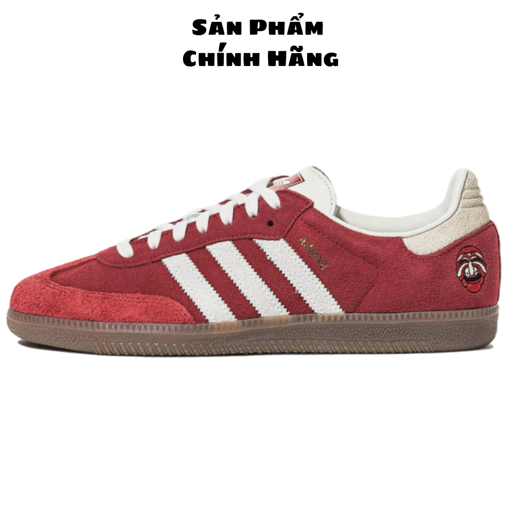 [ CHÍNH HÃNG ]  Giày Adidas Samba OG ‘Talchum Pack ‑ Scarlet’ IG8905