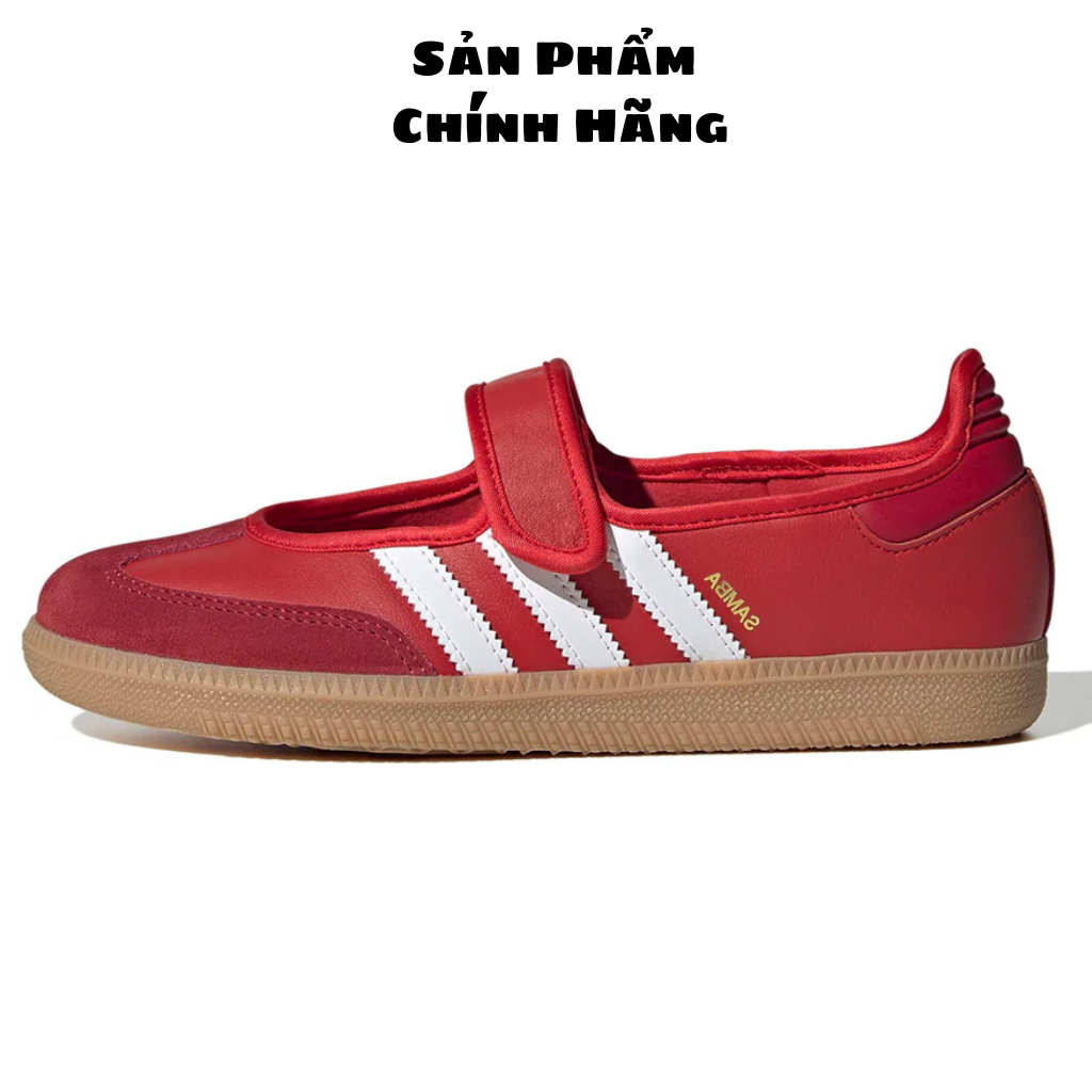 [ CHÍNH HÃNG ]  Giày Thể Thao Nữ  Samba Jane ‘Scarlet White Gum’ JQ6446