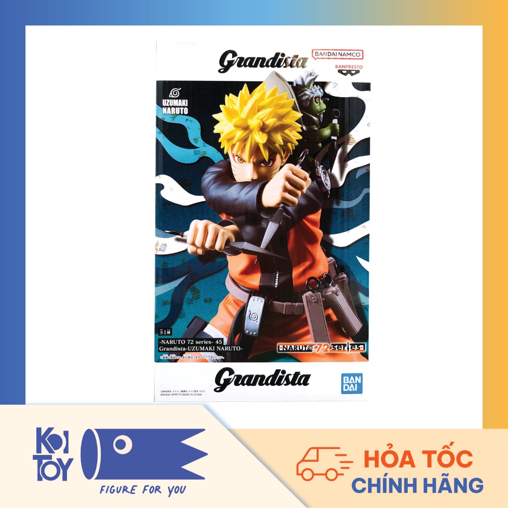 (Chính hãng) Mô Hình Naruto Shippuden - Grandista 72 Series Uzumaki Naruto - Figure Bandai