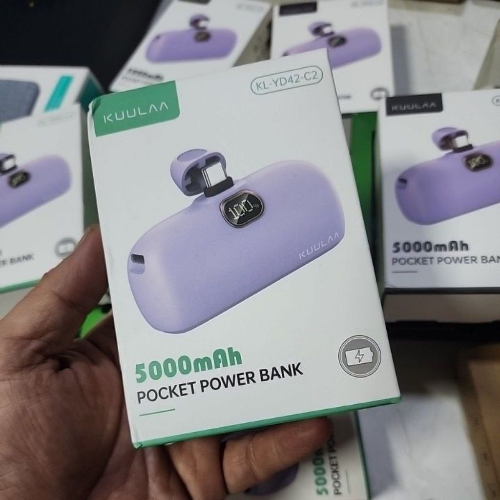 Sạc dự phòng mini Kuulaa 5000mAh Pocket Power Bank