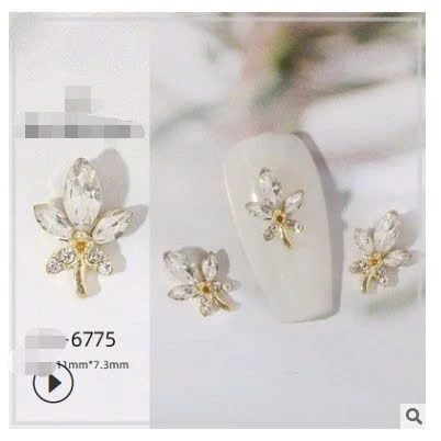 charm cánh lá n97 đính đá mẫu mới lẻ 1 viên