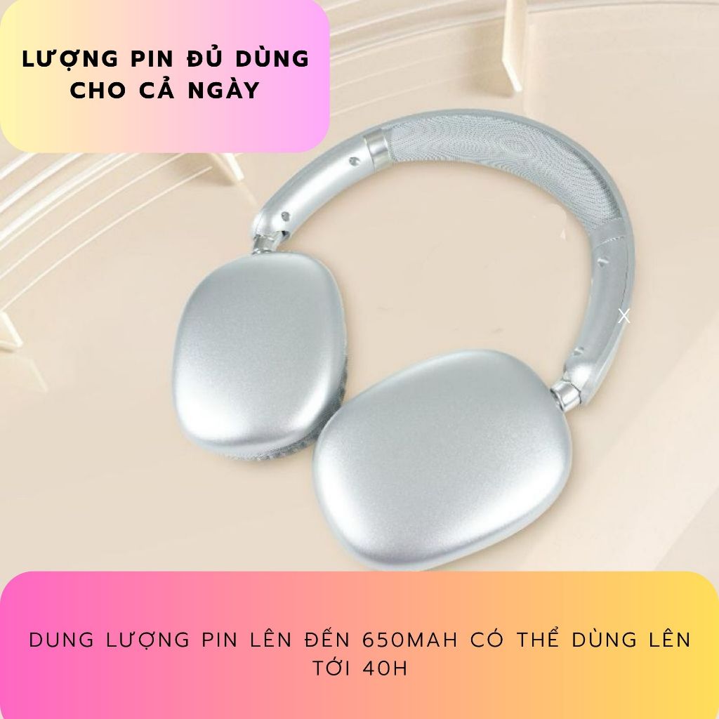 Tai Nghe Không Dây Chụp Tai,Headphone Bluetooth 5.4 Chống Ồn,Pin Trâu,Âm Thanh Cực Mượt P10 Promax | BigBuy360 - bigbuy360.vn