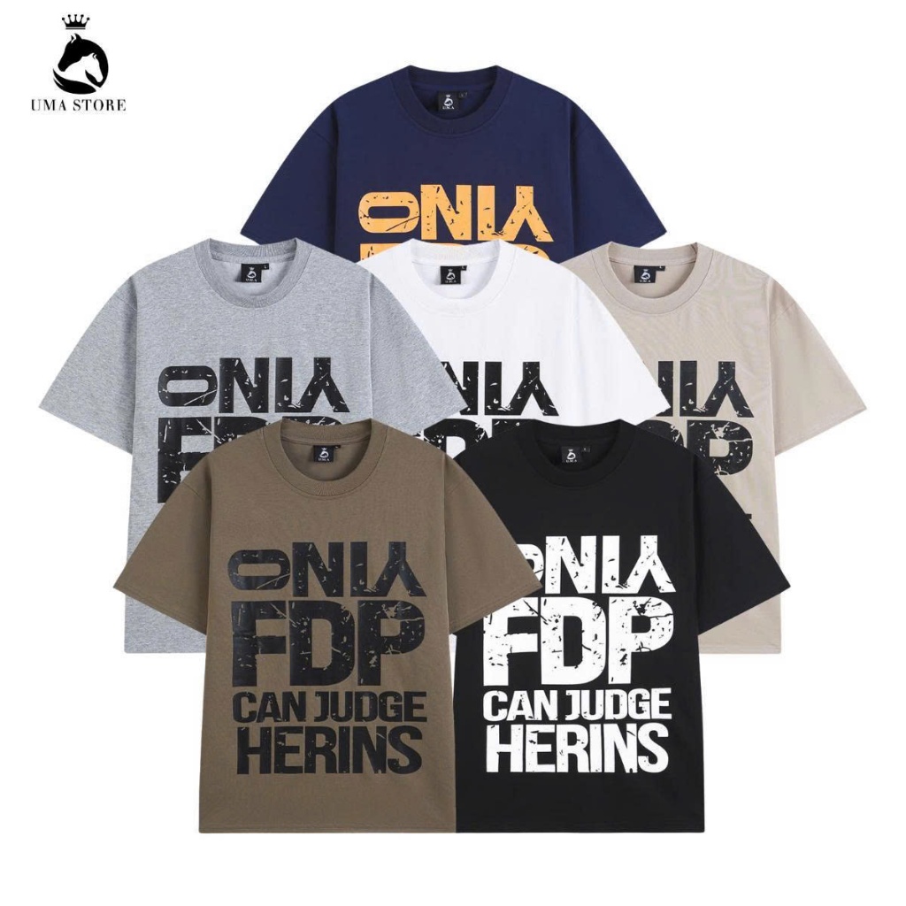 Áo Phông UMA STORE Cổ Tròn In Chữ FDP New Chất Vải Cotton Cao Cấp Thoáng Mát Tay Cộc SPA15