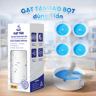 Cốc Gạt Tàn Xốp Dùng 1 Lần Moa Việt Nam Có Cát Chống Tro Bay, Khay Gạt Tàn Tiện Lợi