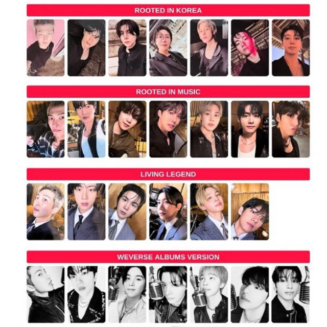 [OFFICIAL] Card BTS ARIRANG chính hãng pob Luckydraw JungKook Taehyung JHope Jin Jimin Suga RM