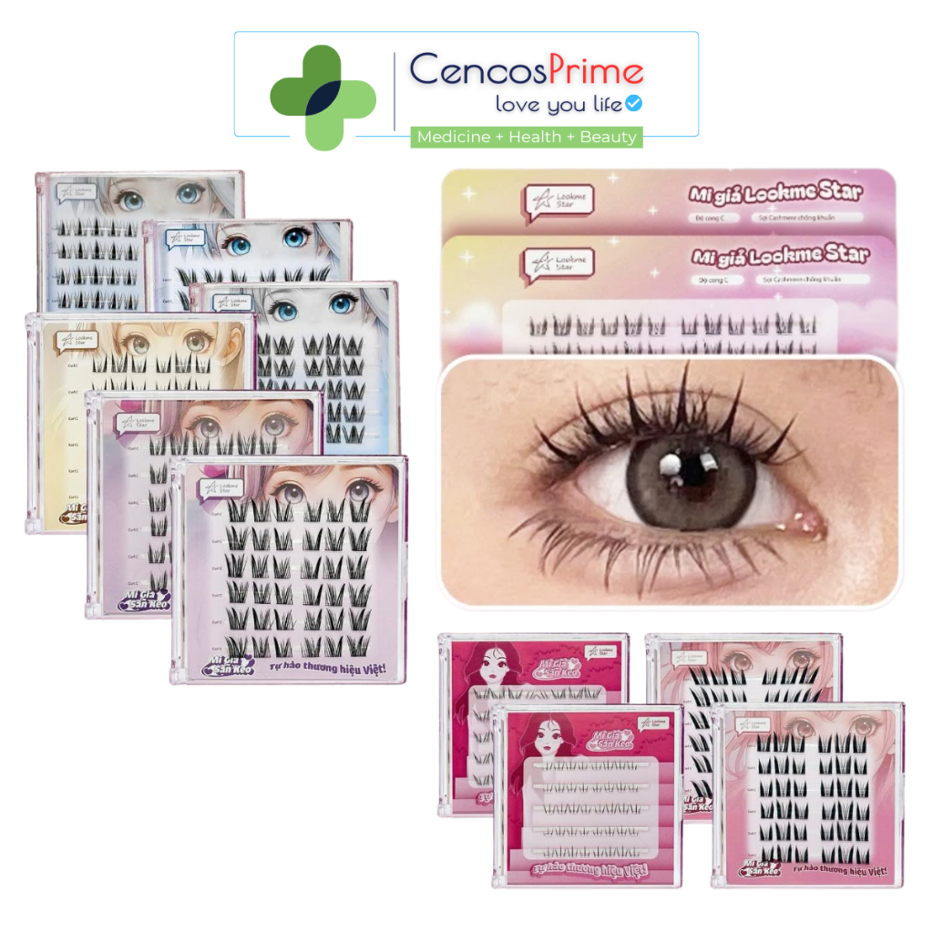 Lông Mi Giả Sẵn Keo Lookme Star