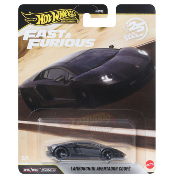 Hazel Shop - Hot Wheels Premium Fast & Furious LAMBORGHINI AVENTADOR COUPE JHW77/HNW46