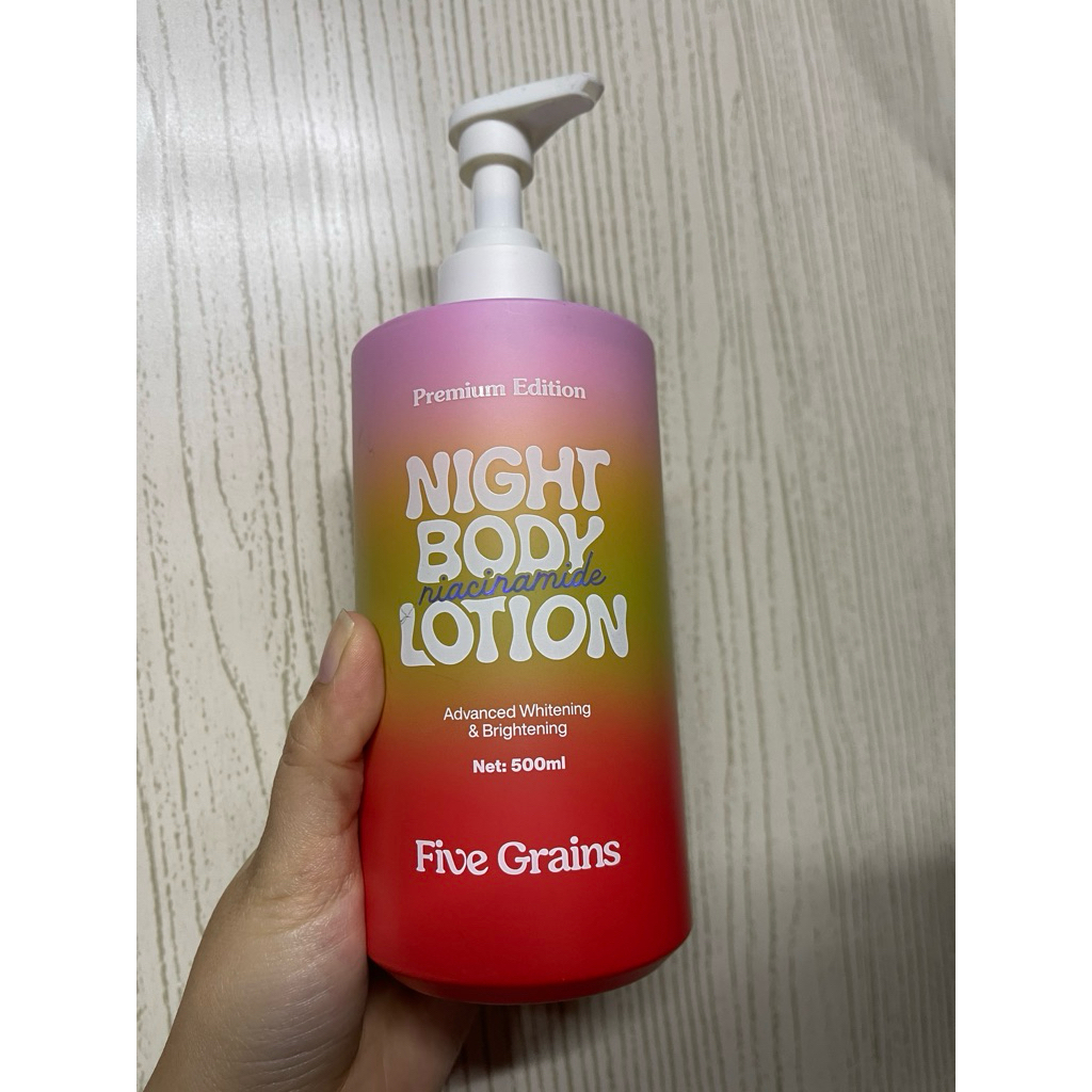 Pass kem dưỡng trắng đêm Five Grains 90%