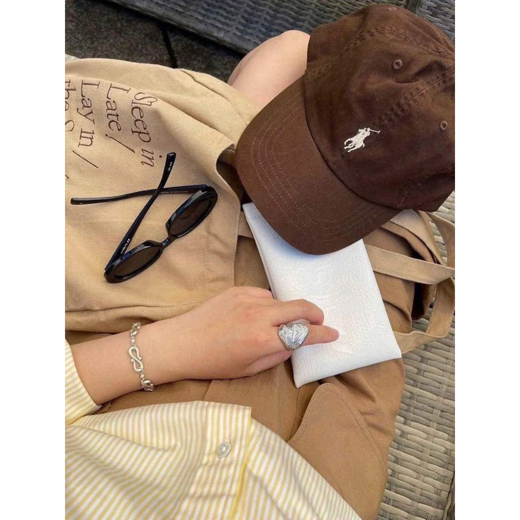 Mũ Polo Ralph Lauren Pony Baseball Cap_Màu Nâu Choco siêu xinh 🤎[ Chính Hãng ]