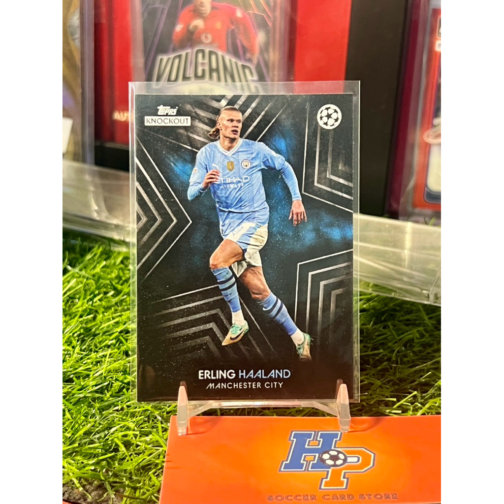 Thẻ bóng đá Erling Haaland Topps KnockOut 2023/24