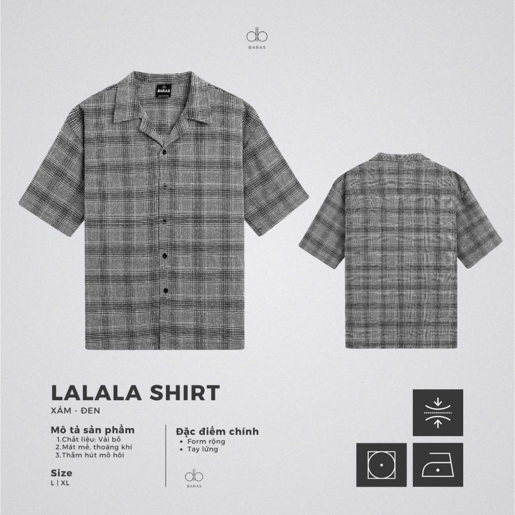 Áo sơ mi nam thời trang LALALA - BARAS VIETNAM