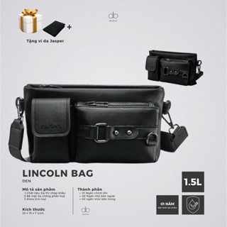 Túi đeo chéo nam LINCOLN BAG - BARAS - Túi da nam thời trang