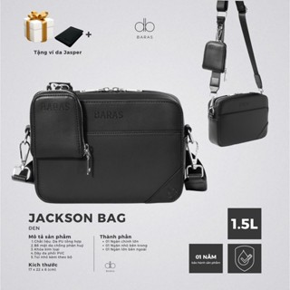 Túi đeo chéo da nam - Jackson Bag - BARAS VIETNAM - Túi đeo chéo thời trang