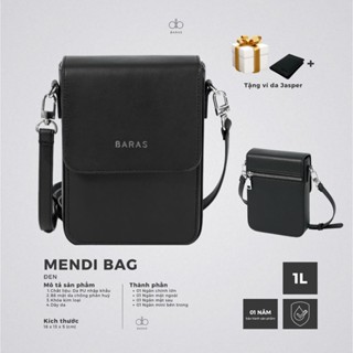 Túi đeo chéo da nam - Mendi Bag - BARAS VIETNAM - Túi đeo chéo thời trang nam