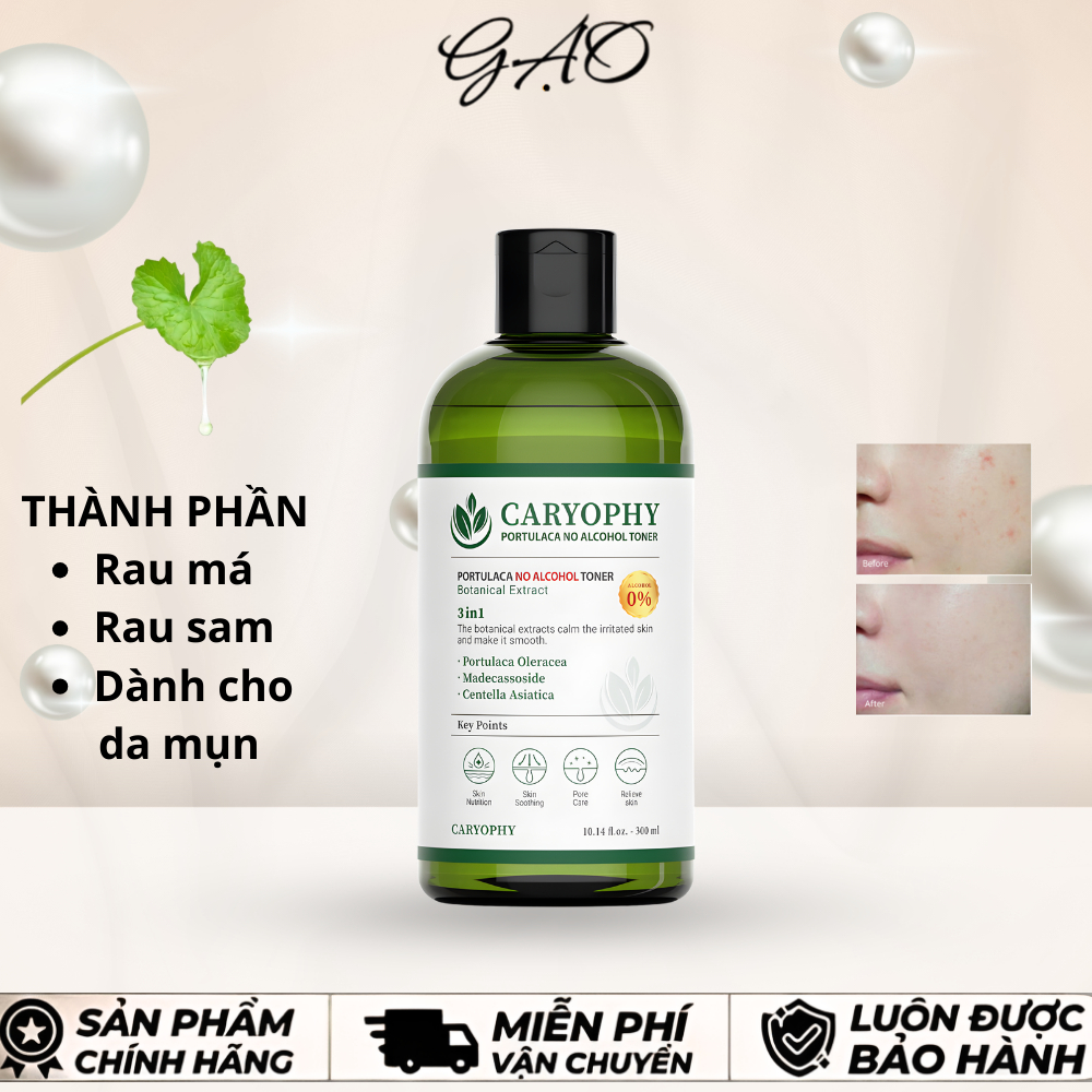 Nước cân bằng Caryophy 300ml (Caryophy Portulaca Toner 300ml)