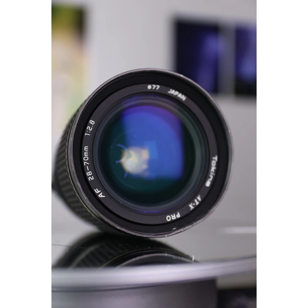 Lens canon Tokina 28-70mm f2.8 AX-T (95%) thấu kính tương đối sạch đẹp - Lens máy ảnh